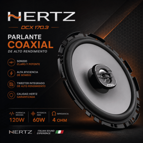 Parlantes Hertz DCX 170.3