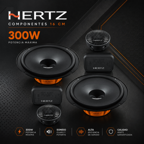 Componentes Hertz Dsk165.3 16cms 80rms