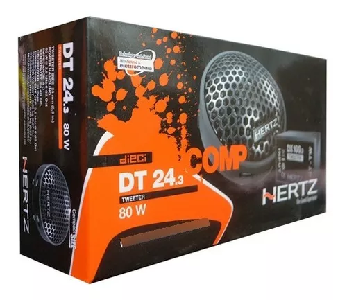 Tweeter Hertz Dt24.3 Con Crossover 80w Alta Fidelidad