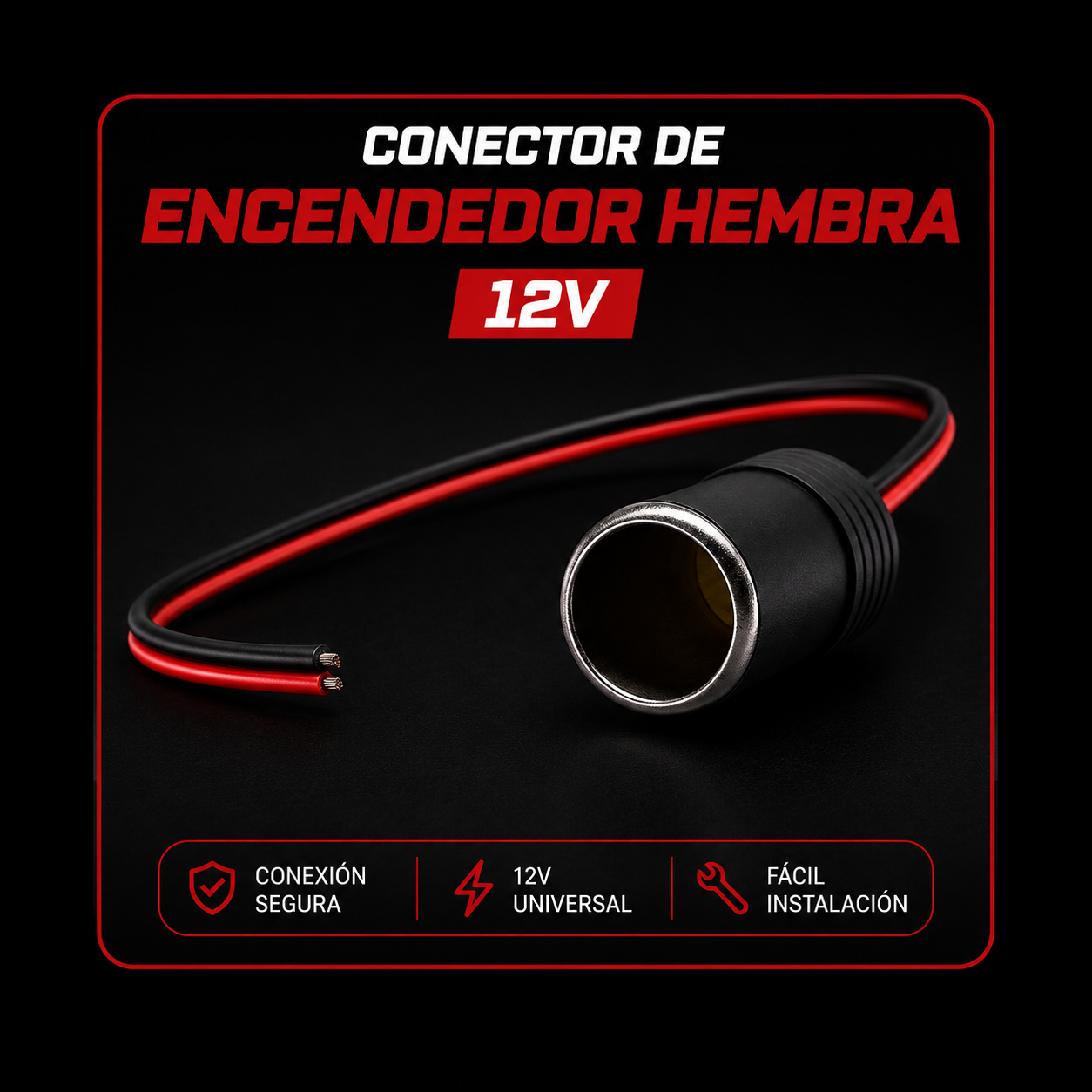 Conector De Encendedor Hembra 12v